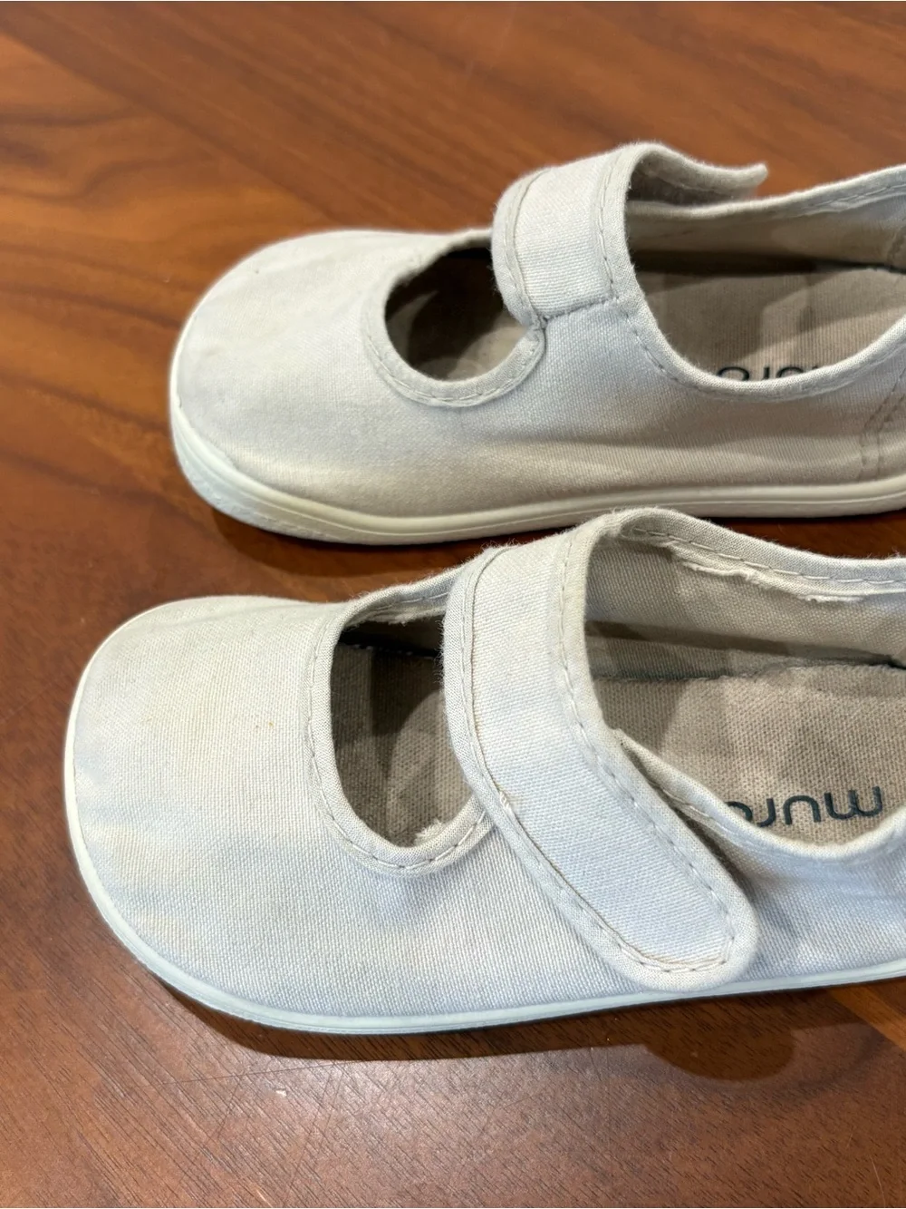 Made in Spain Girls Cream Mary Jane Shoes
